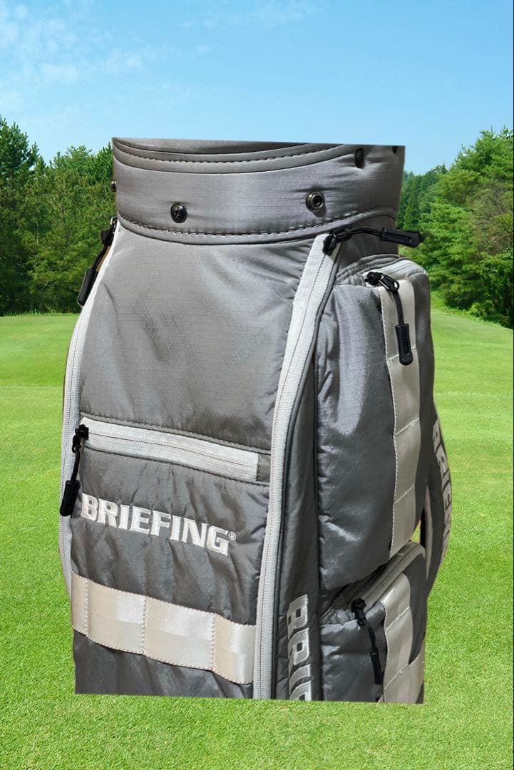 BRIEFING ブリーフィング CR-6 グレー 旧仕様 キャディバッグ 美品