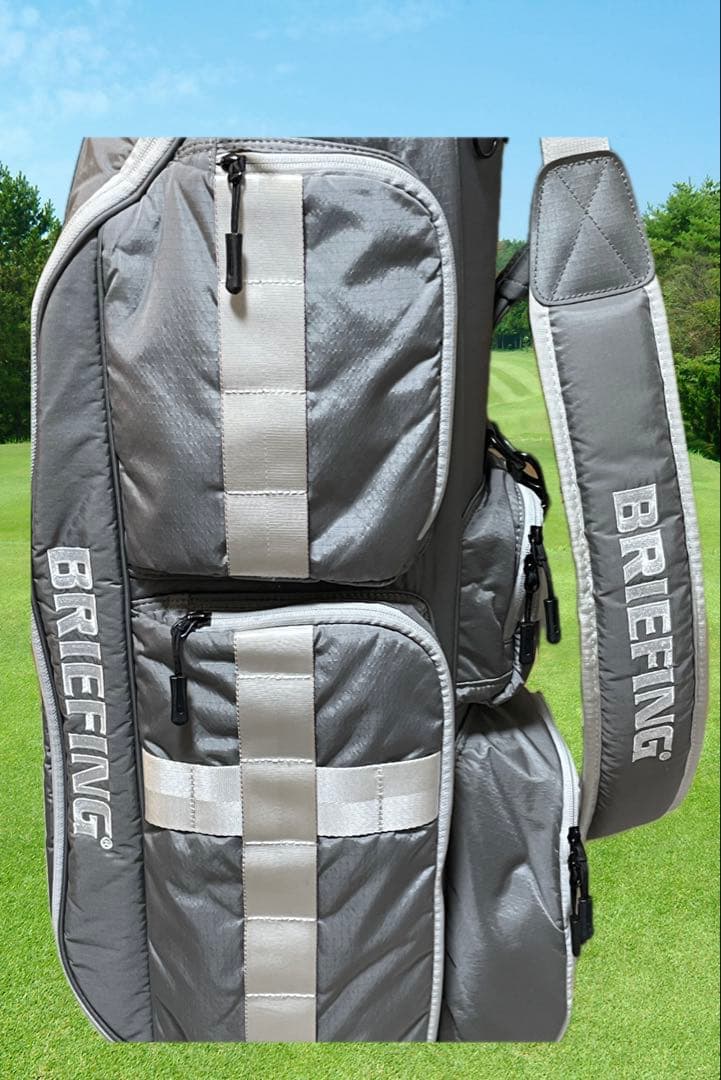 BRIEFING ブリーフィング CR-6 グレー 旧仕様 キャディバッグ 美品