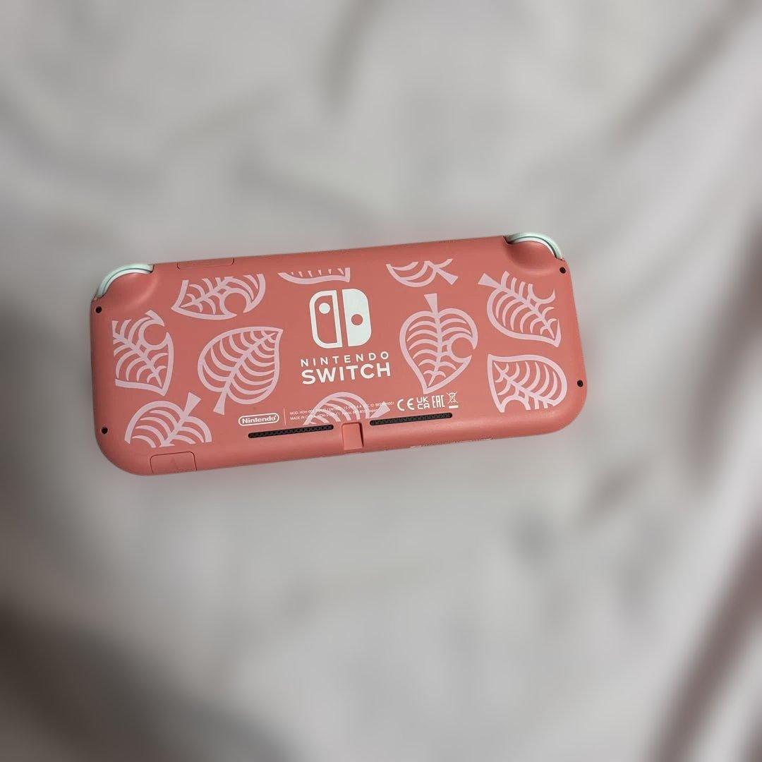 Nintendo Switch Lite アニマルクロッシングデザイン ピンク