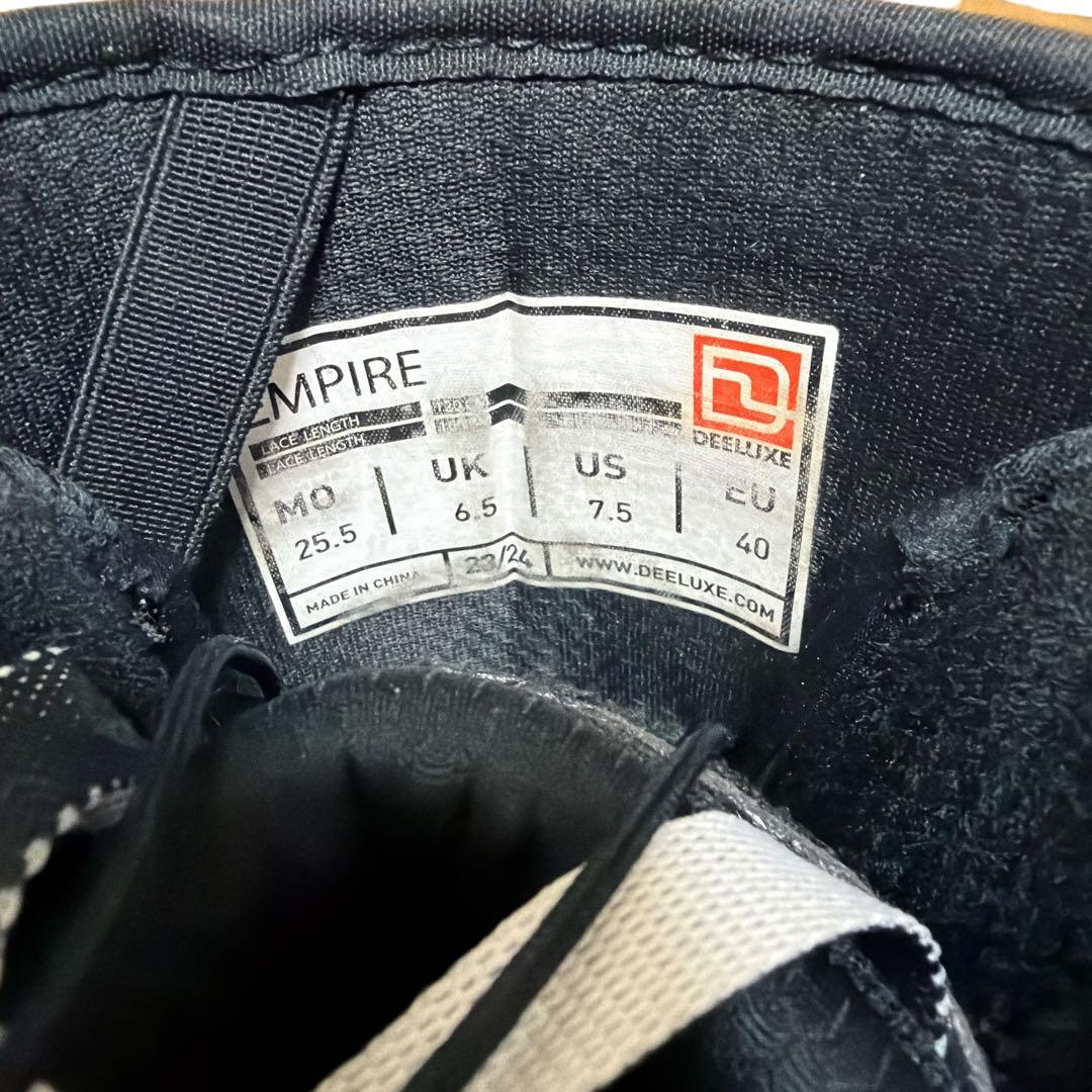 【即発送】DEELUXE EMPIRE 25.5cm 23-24 黒