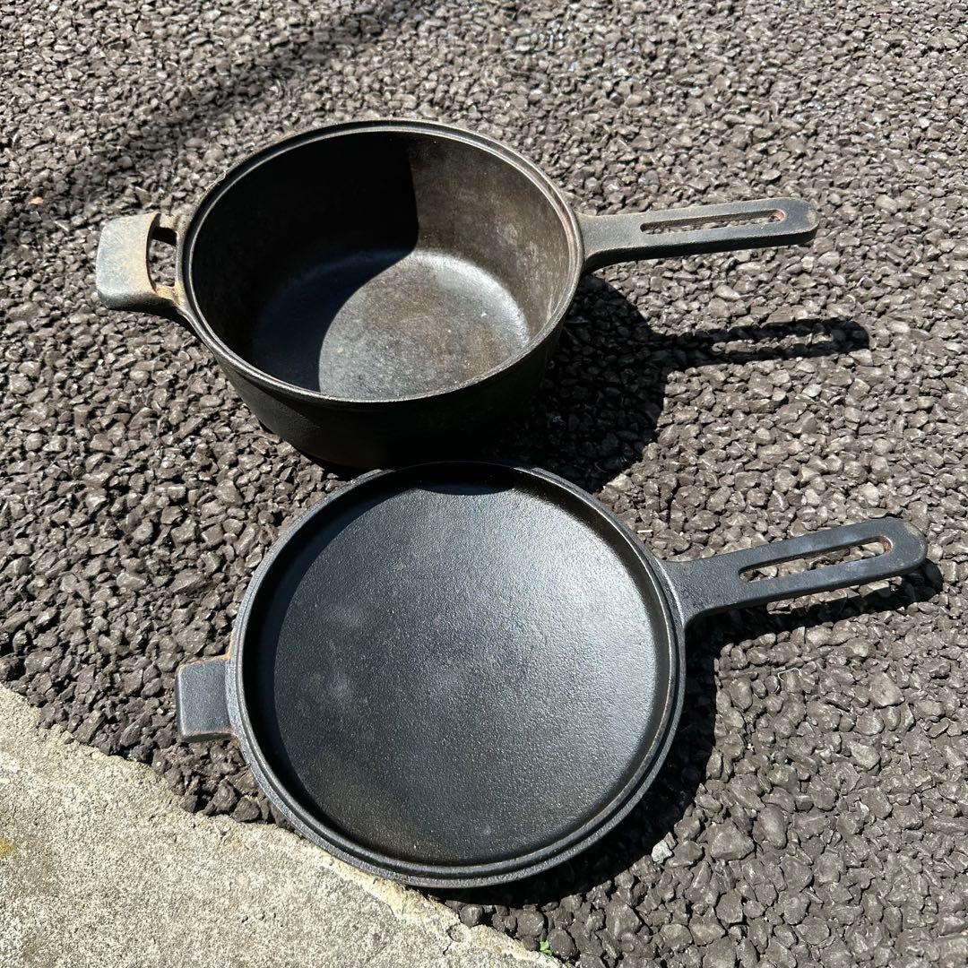 ドックデプトガーデン 鋳鉄製フライパン・鍋セット