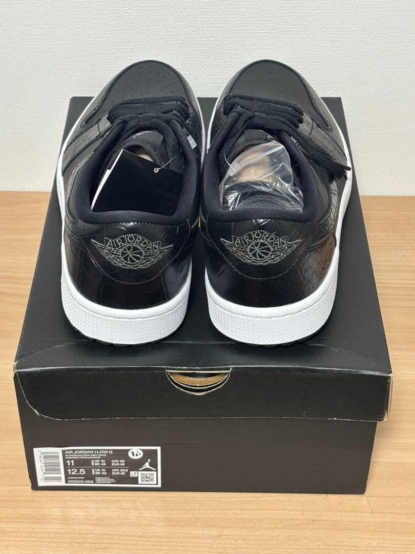 Nike Air Jordan 1 Low G ブラック 11 (29cm)