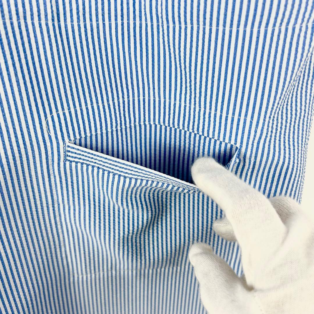 Picone CLUB Ⅲ 美品　ワンピース　ゴルフ　ブルー　ストライプ　刺繍