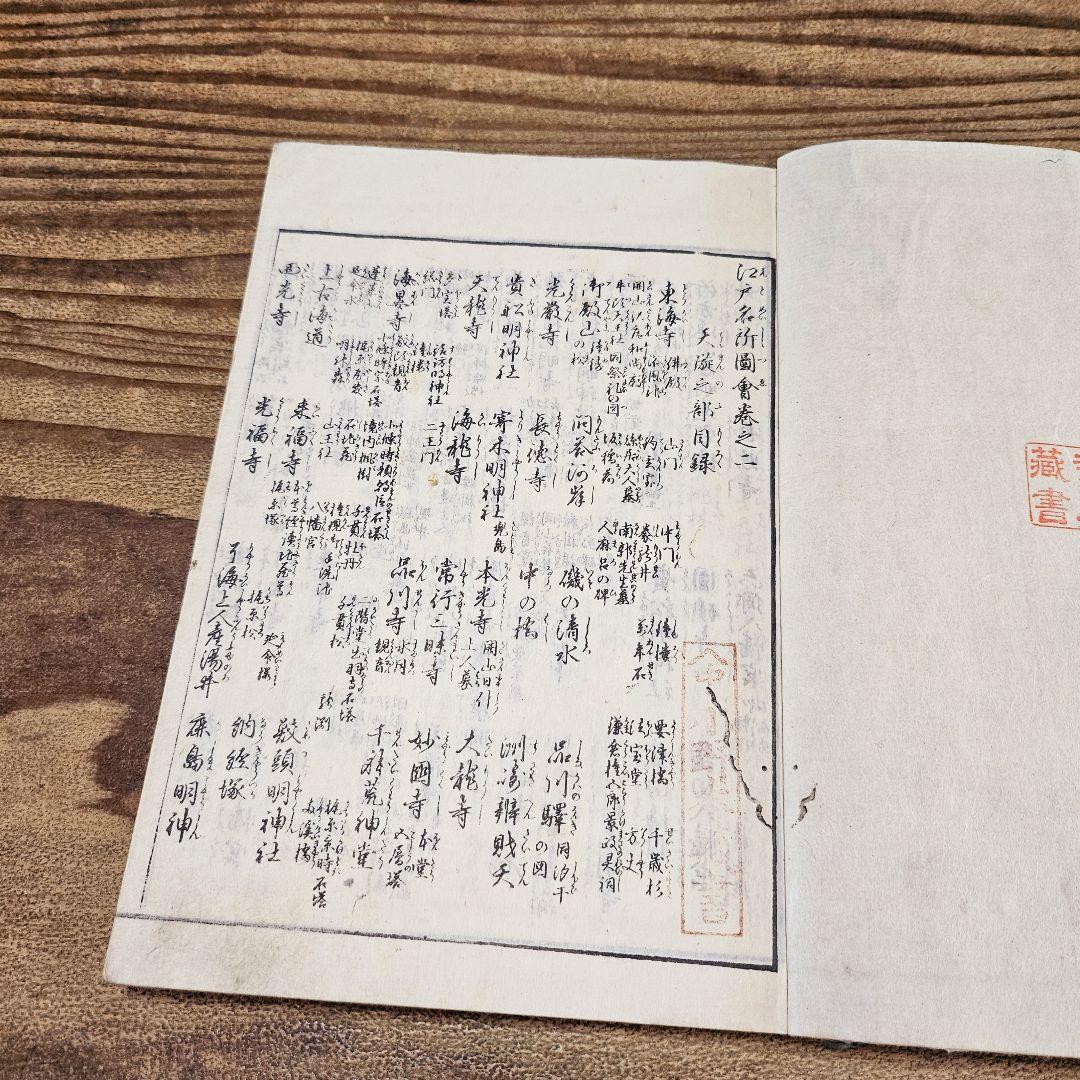 yy9180 古い和本 江戸名所図絵 巻2 天璇之部 風俗 地誌 浮世絵 古文書