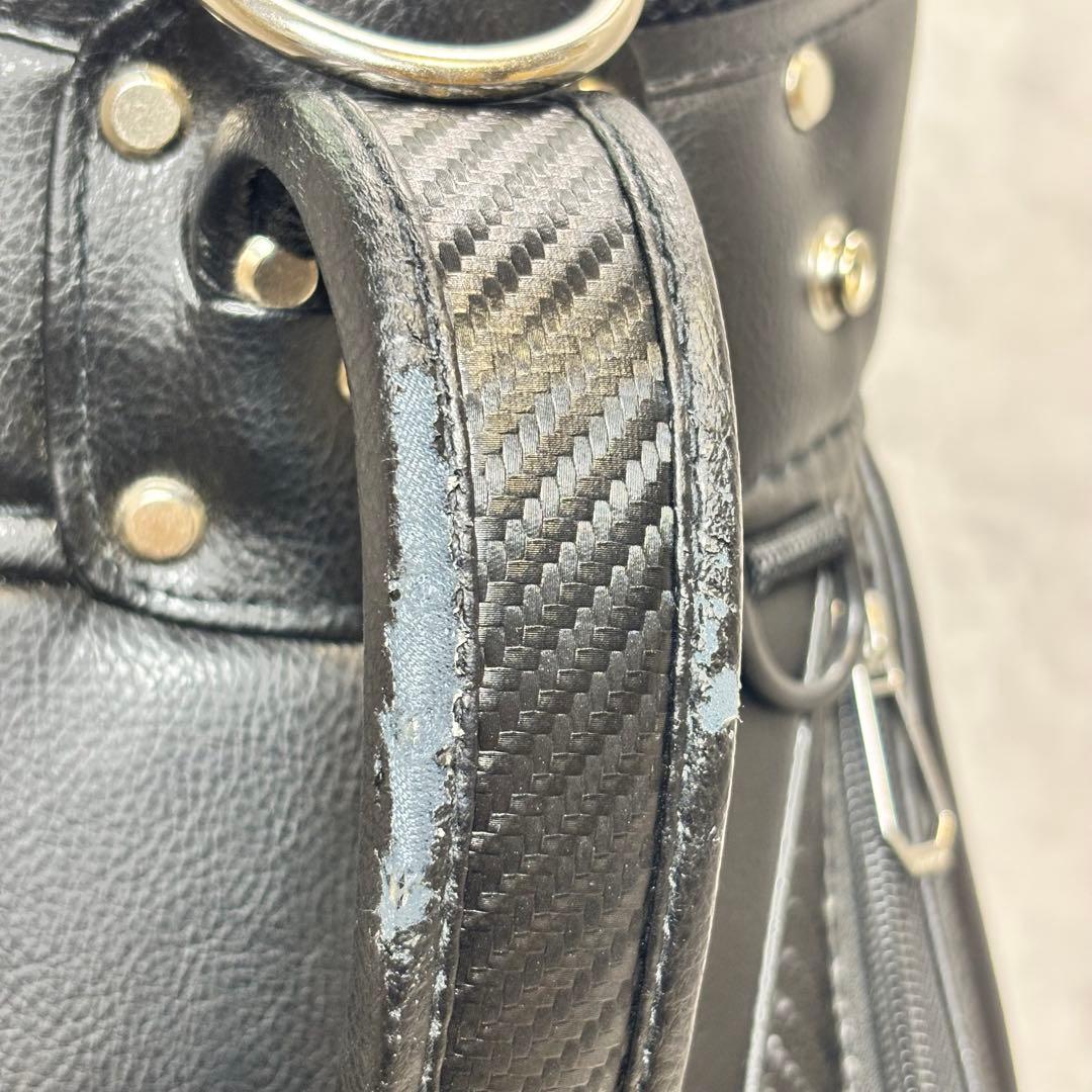 【美品】ゼクシオ キャディバッグ 9.5型 4分割 超軽量2.4kg ブラック