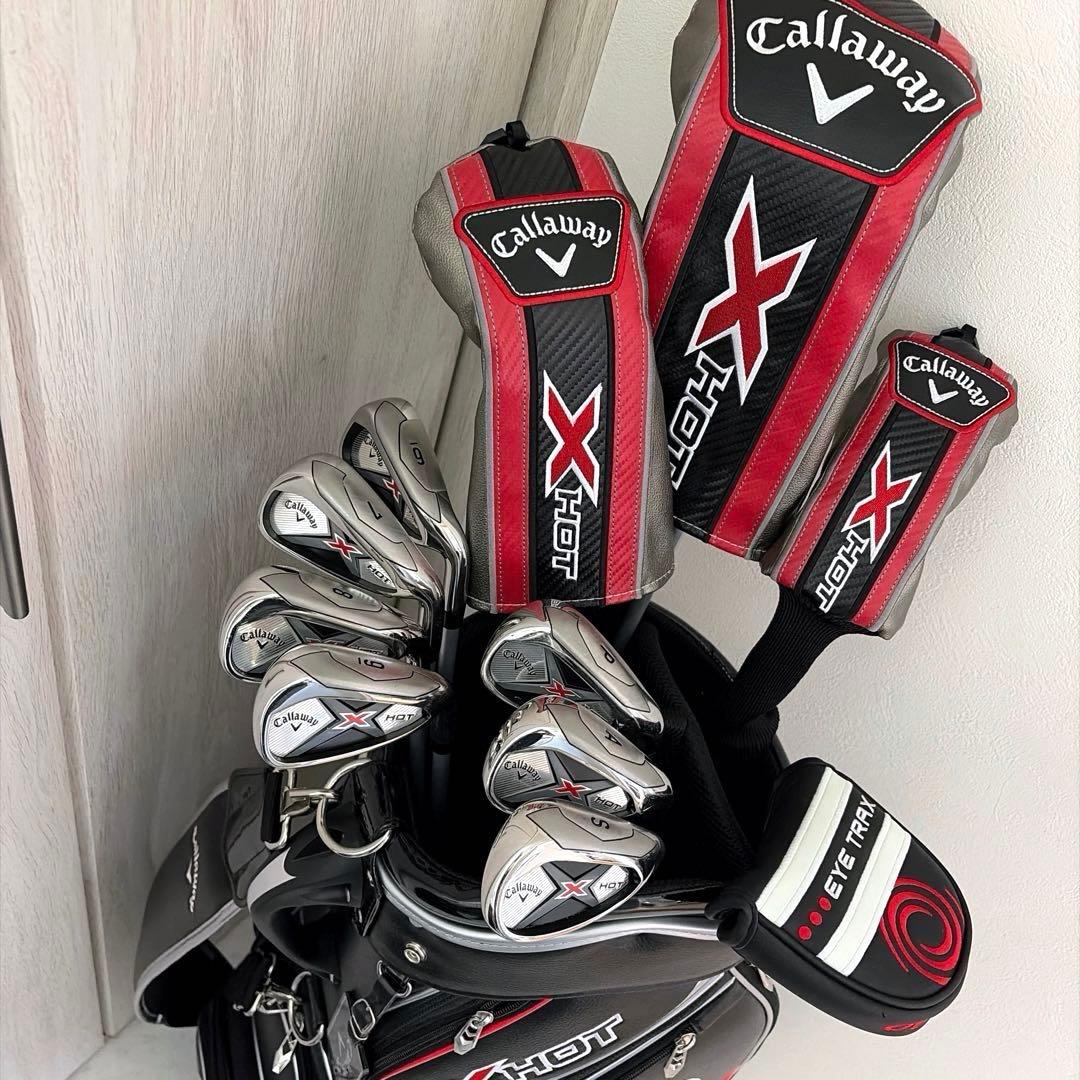 使用数回の超美品　最新モデル　メンズ　キャロウェイ　XHOT ゴルフクラブセット