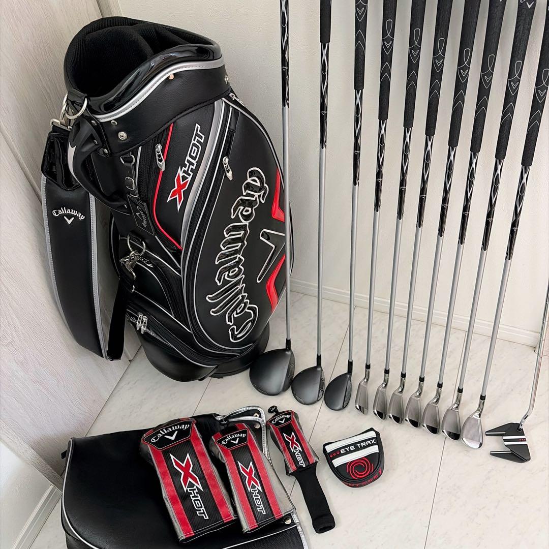 使用数回の超美品　最新モデル　メンズ　キャロウェイ　XHOT ゴルフクラブセット