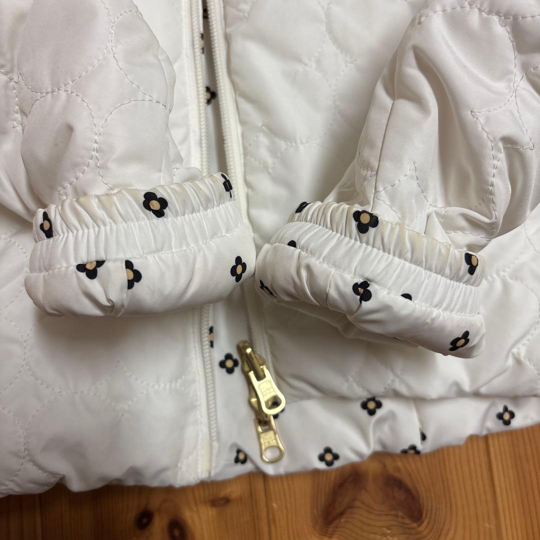 Callaway ダウンジャケット ホワイト 花柄　リバーシブル