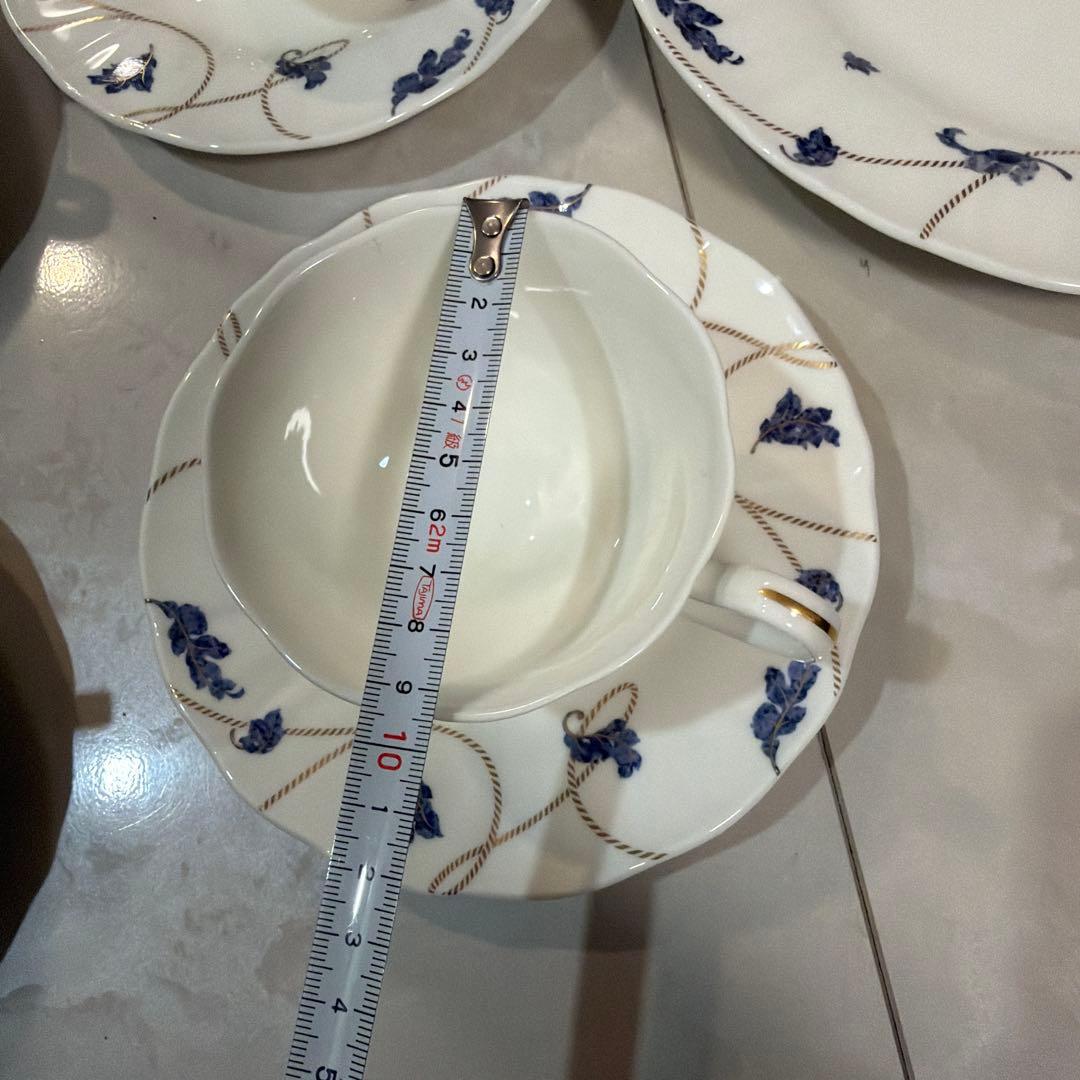 ノリタケ　のりたけ　カップ&ソーサー4客セット　大皿