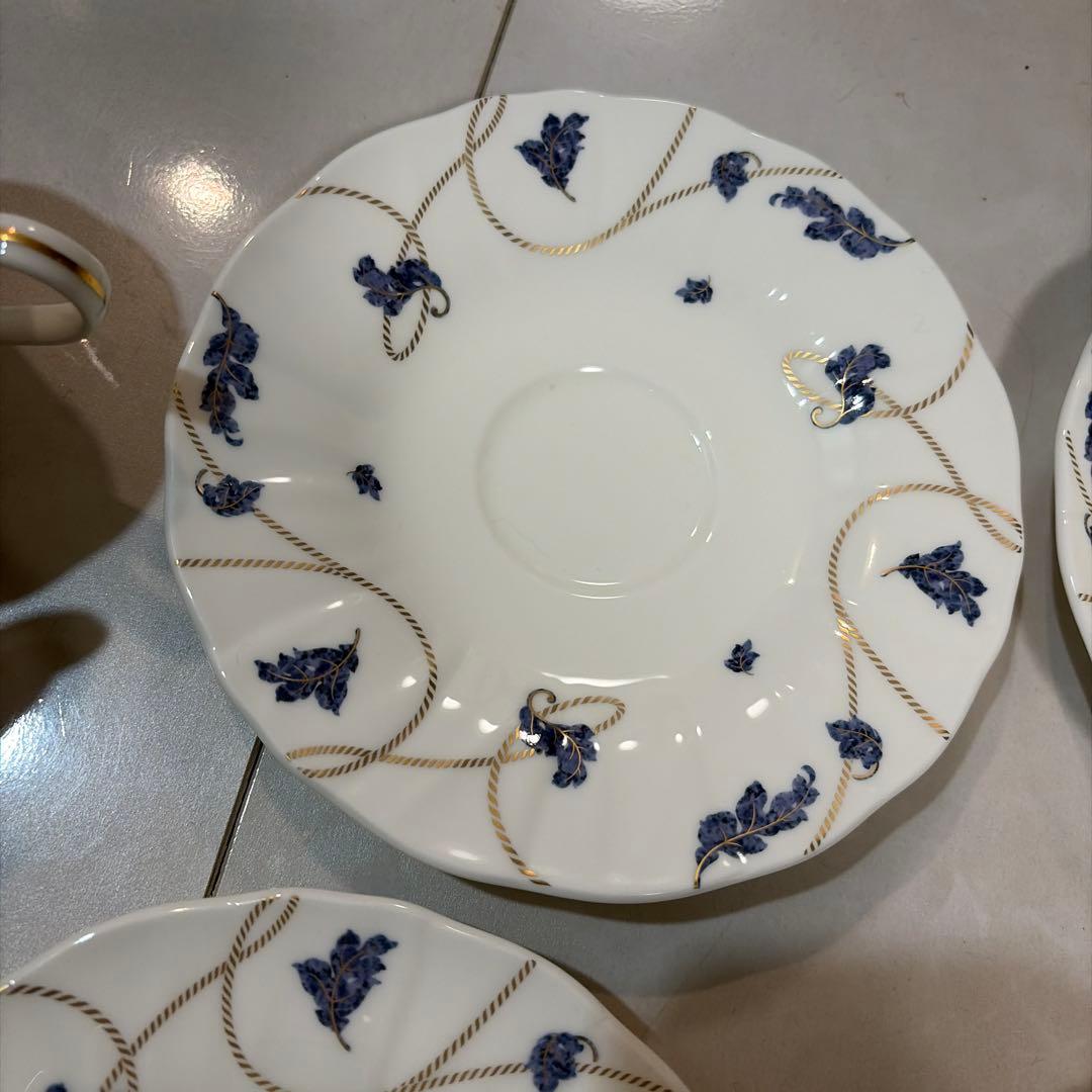 ノリタケ　のりたけ　カップ&ソーサー4客セット　大皿