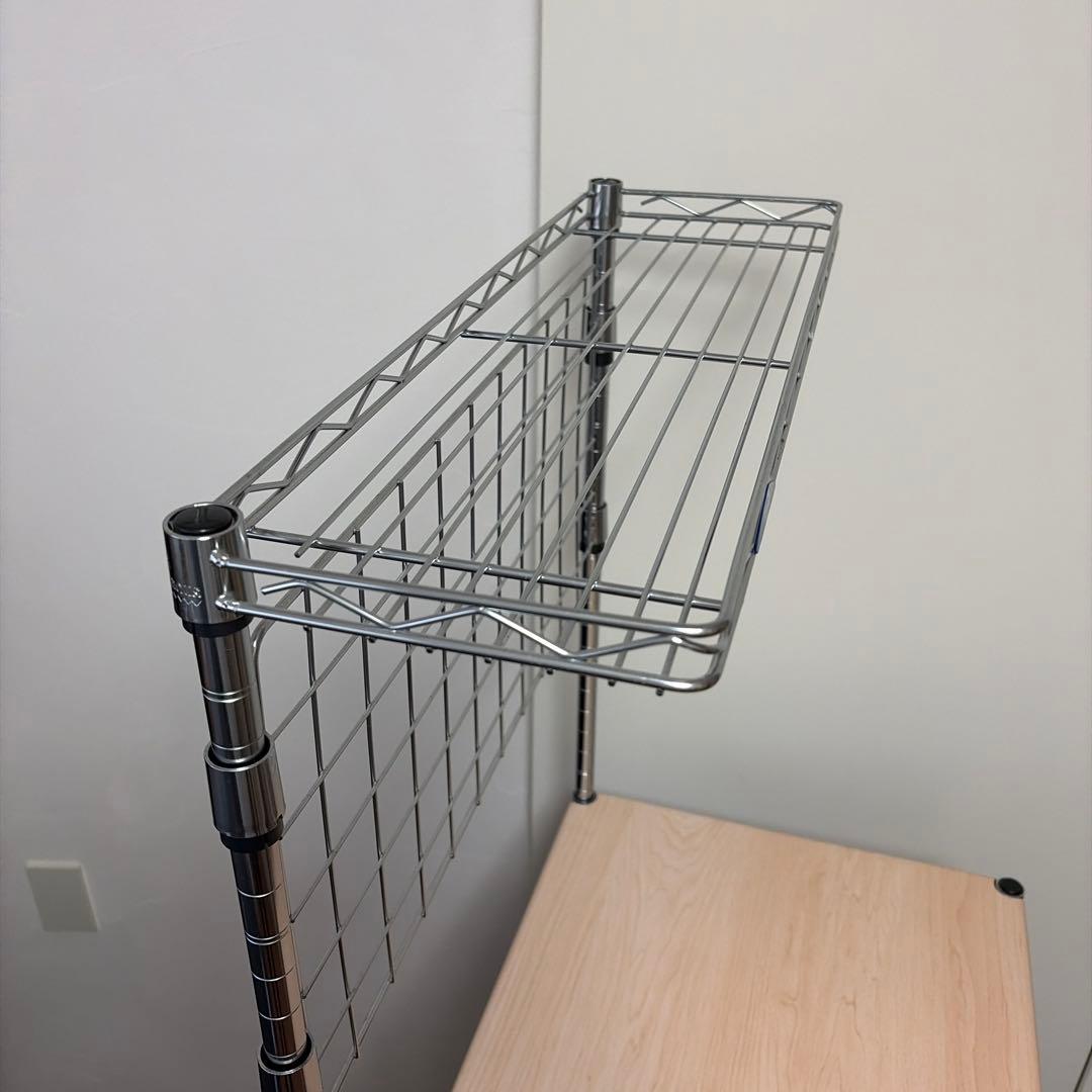 ドウシシャ ルミナス フィール キッチンラック　レンジボード キャスター付き