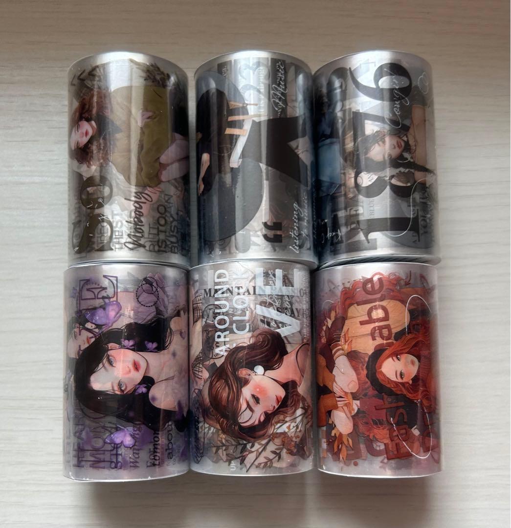 人物マステ46本まとめ売り〔新品〕