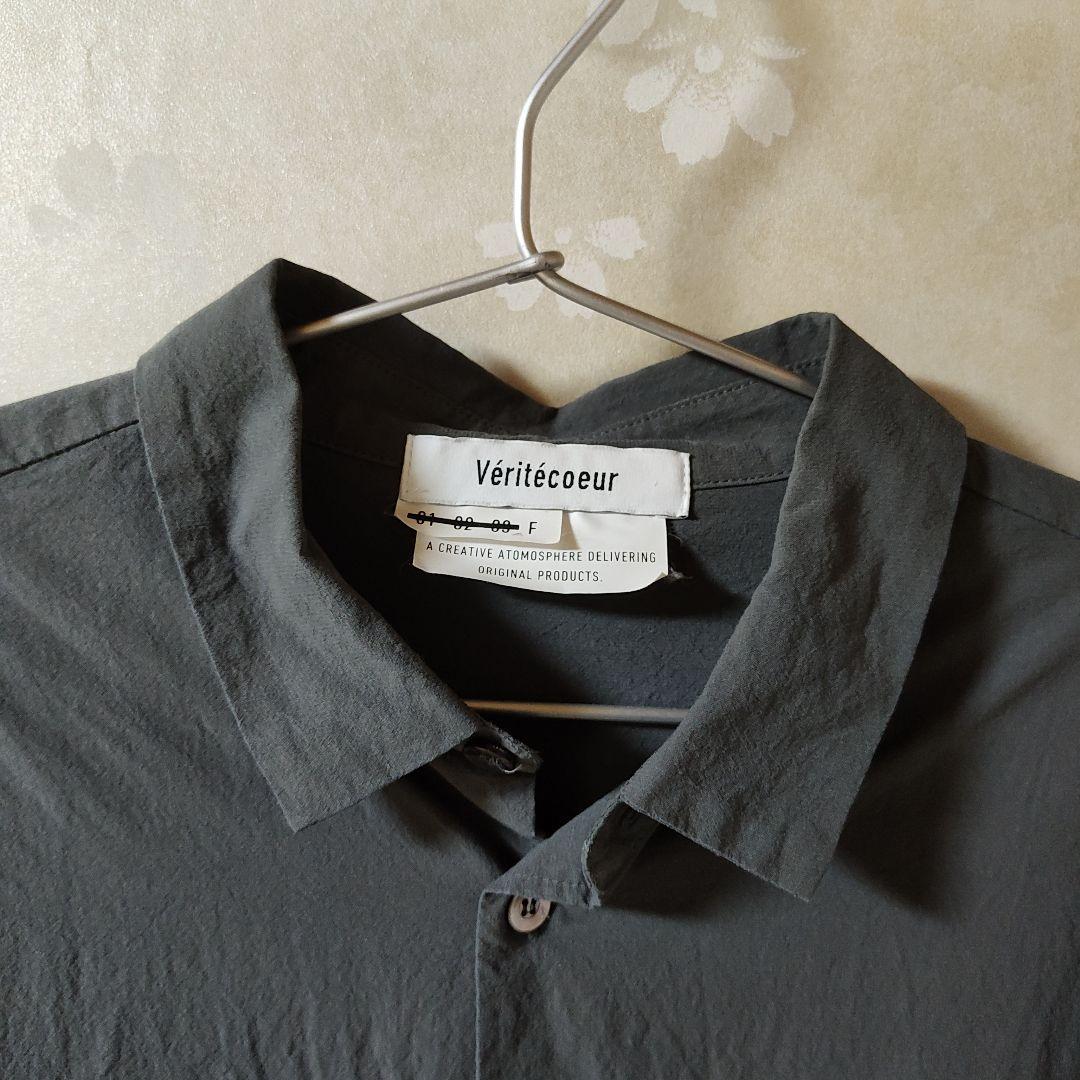 ★最終価格★ Veritecoeur ヴェリテクール クレープコットンシャツ