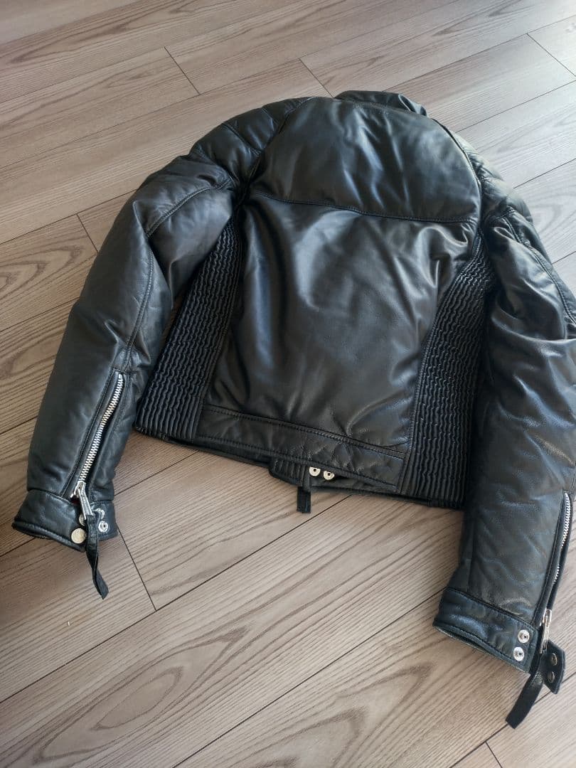 DSQUARED2　ディースクエアード　レザーダウンジャケット　46