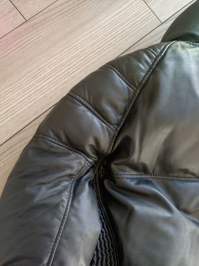 DSQUARED2　ディースクエアード　レザーダウンジャケット　46