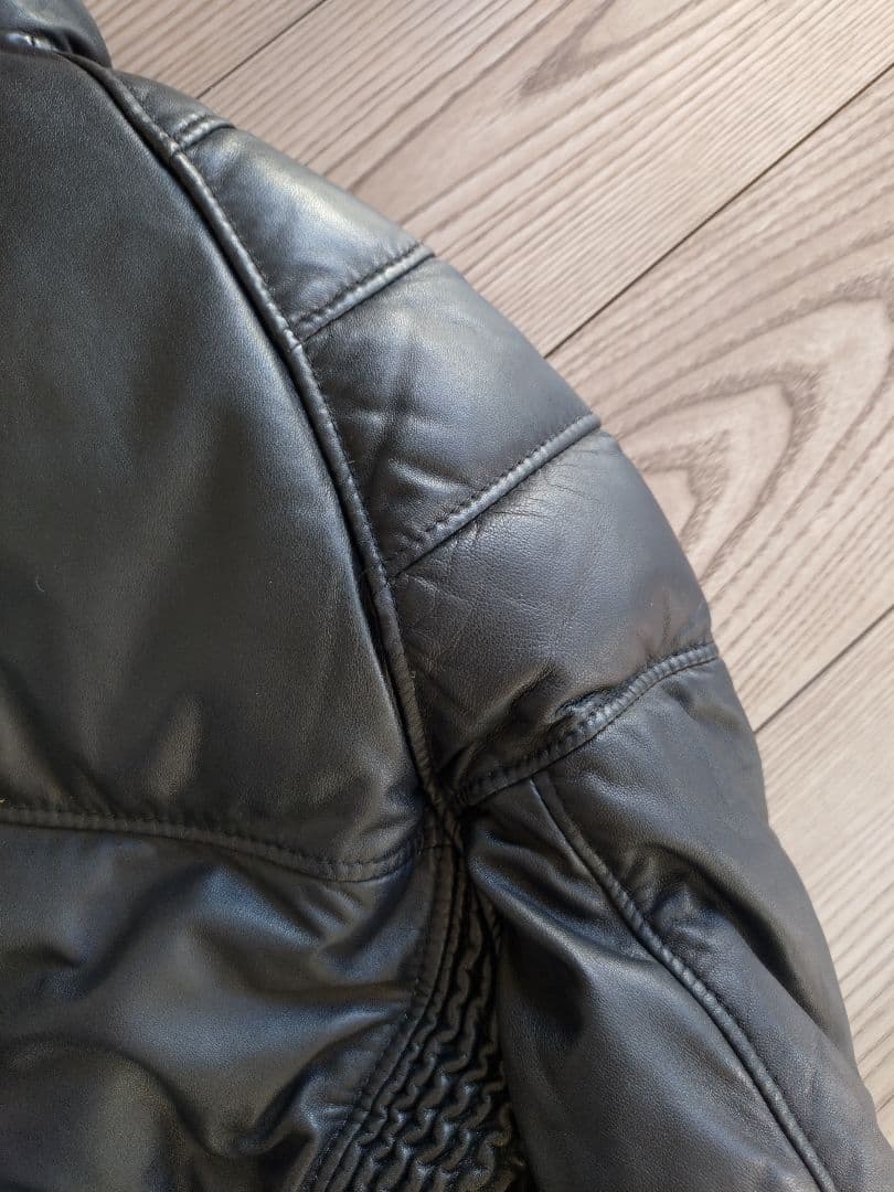 DSQUARED2　ディースクエアード　レザーダウンジャケット　46