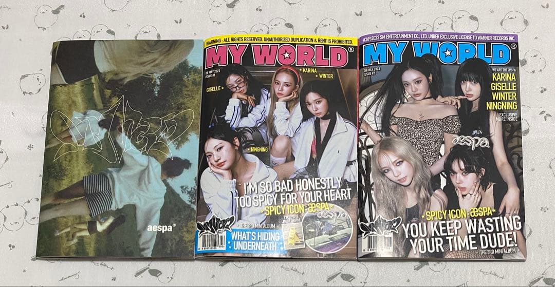 aespa MY WORLD トレカ　まとめ売り