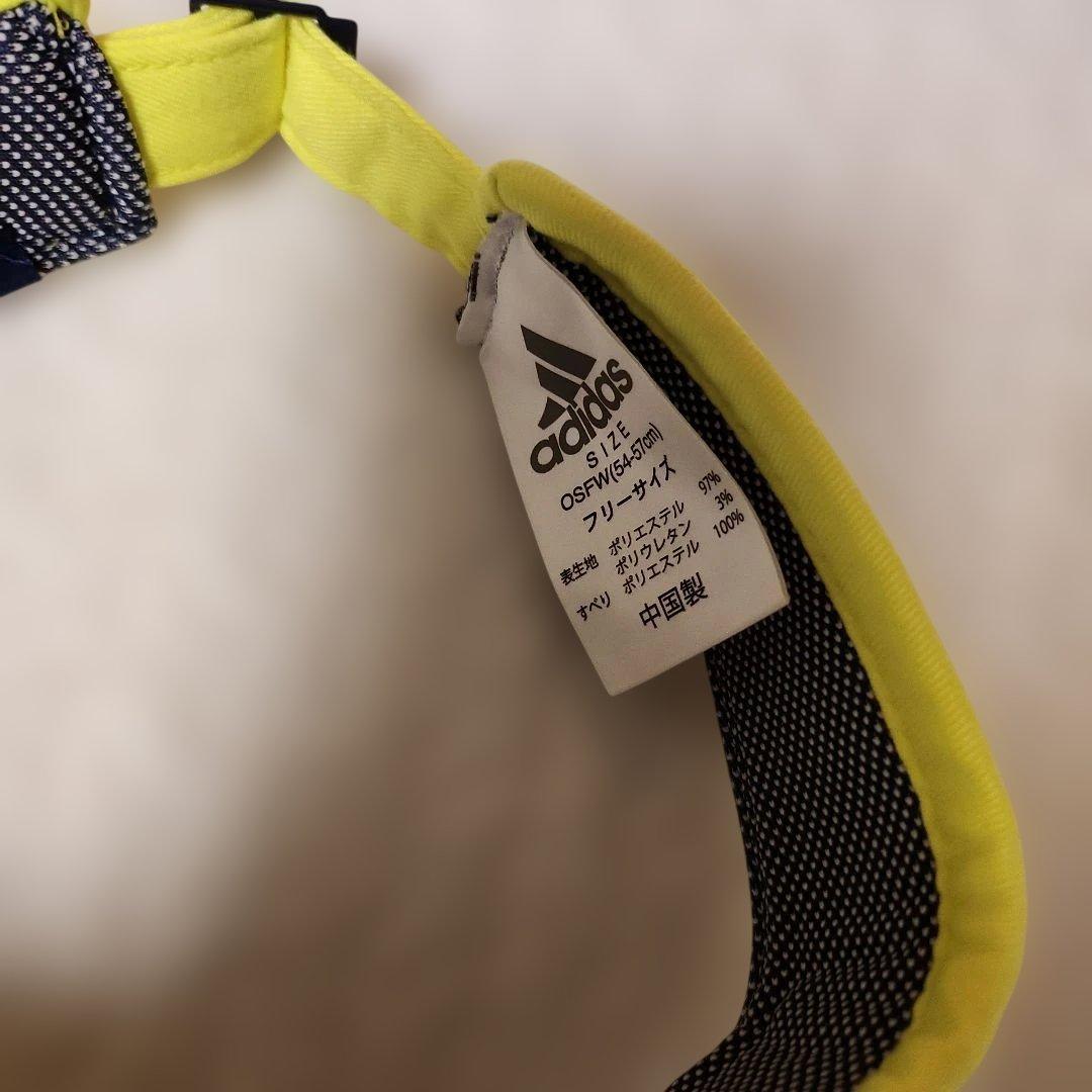 ADIDAS ゴルフウェア上下セットにサンバイザー