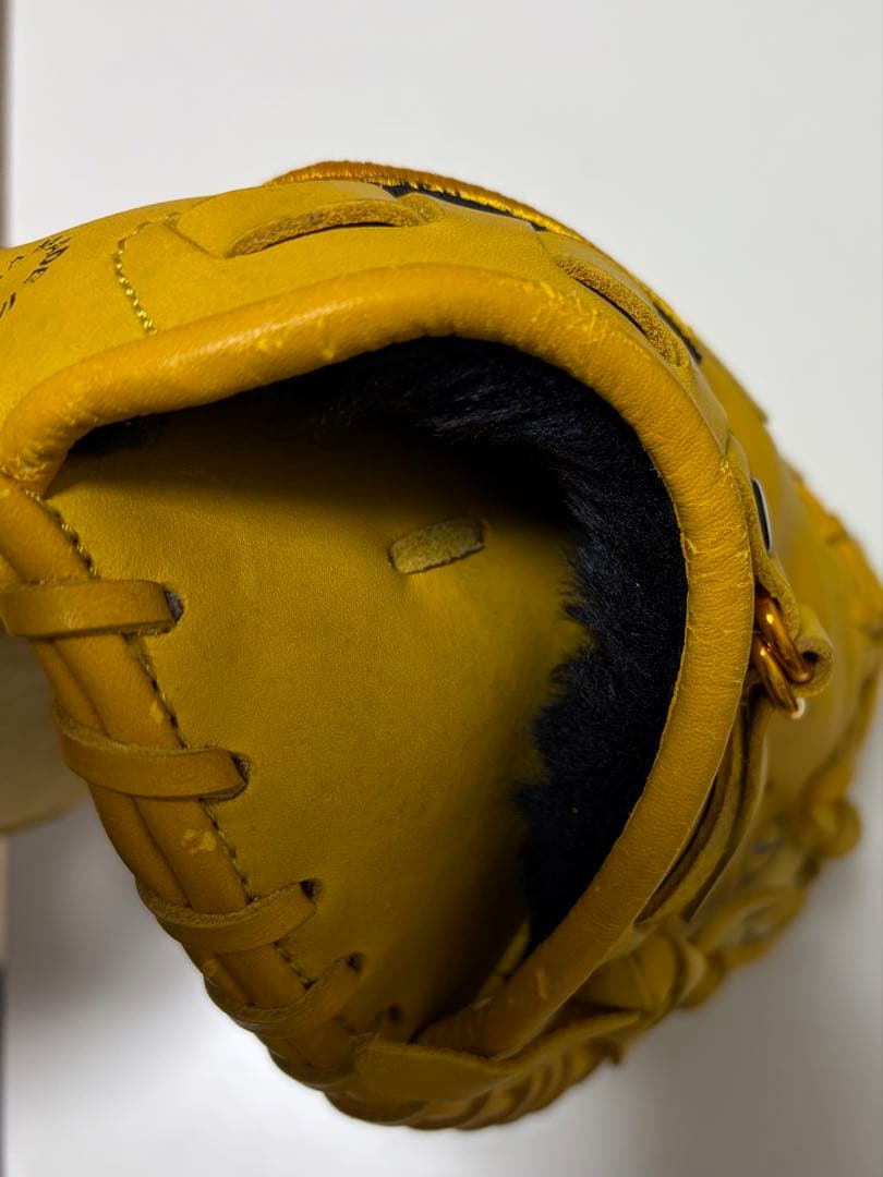 Nike ダイヤモンドエッジ 軟式グローブ イエロー