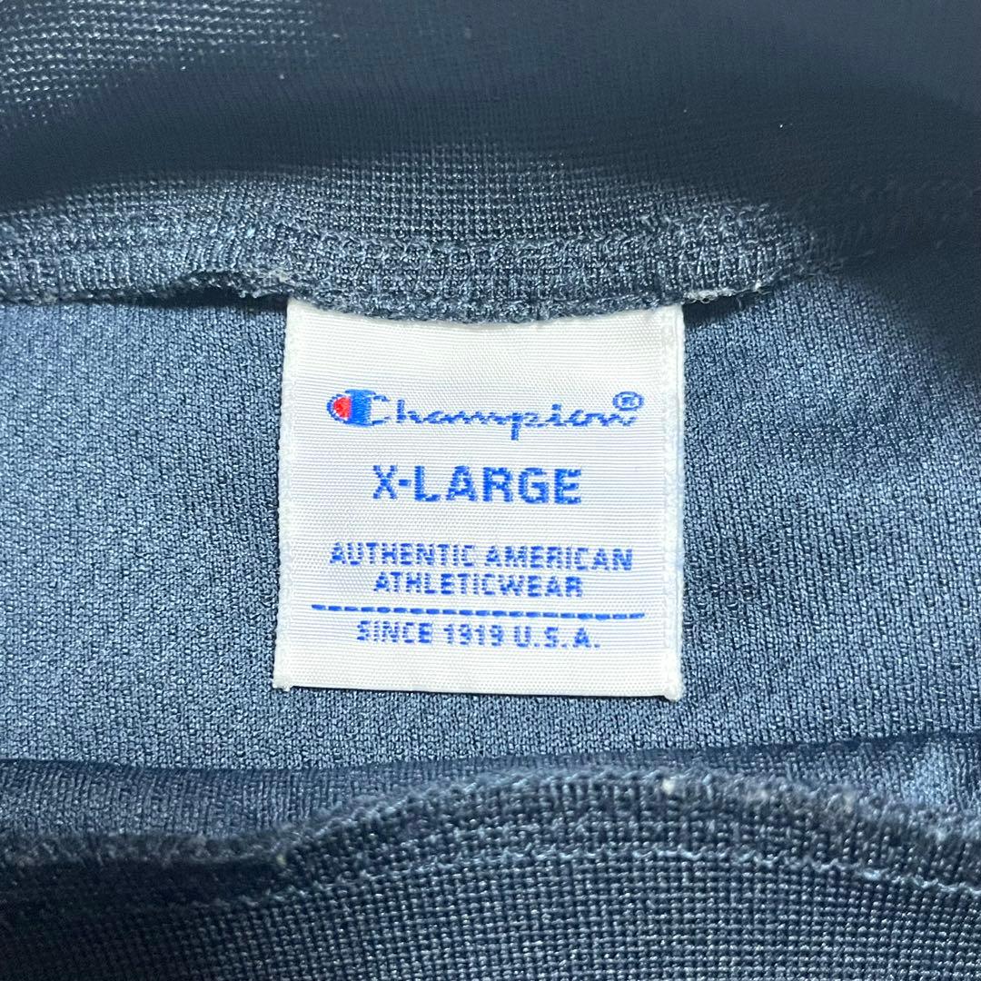 champion チャンピオン モックネック ゴルフウェア メンズ 黒 XL