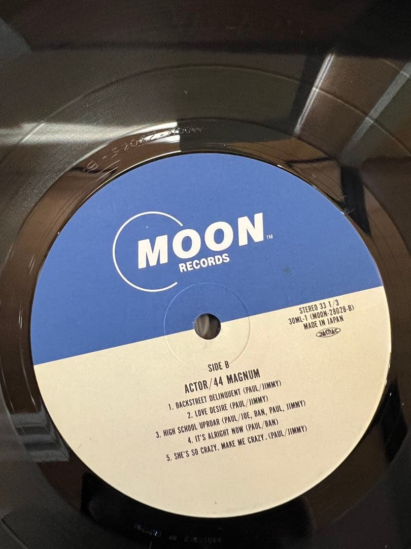 LP邦楽レコード44MAGNUM ACTOR 1985年5大特典付30ML-1