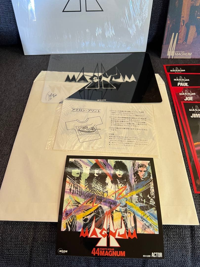 LP邦楽レコード44MAGNUM ACTOR 1985年5大特典付30ML-1