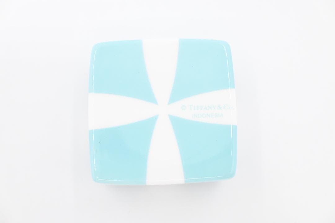 【超美品】Tiffany&Co.　小物入れ　陶器　ティファニー　ジュエリーケース