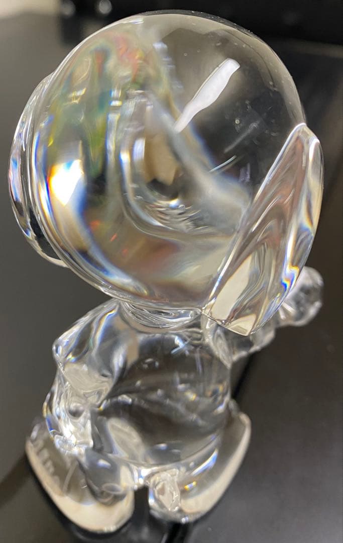 バカラBaccarat SNOOPY スヌーピー クリスタル 置物