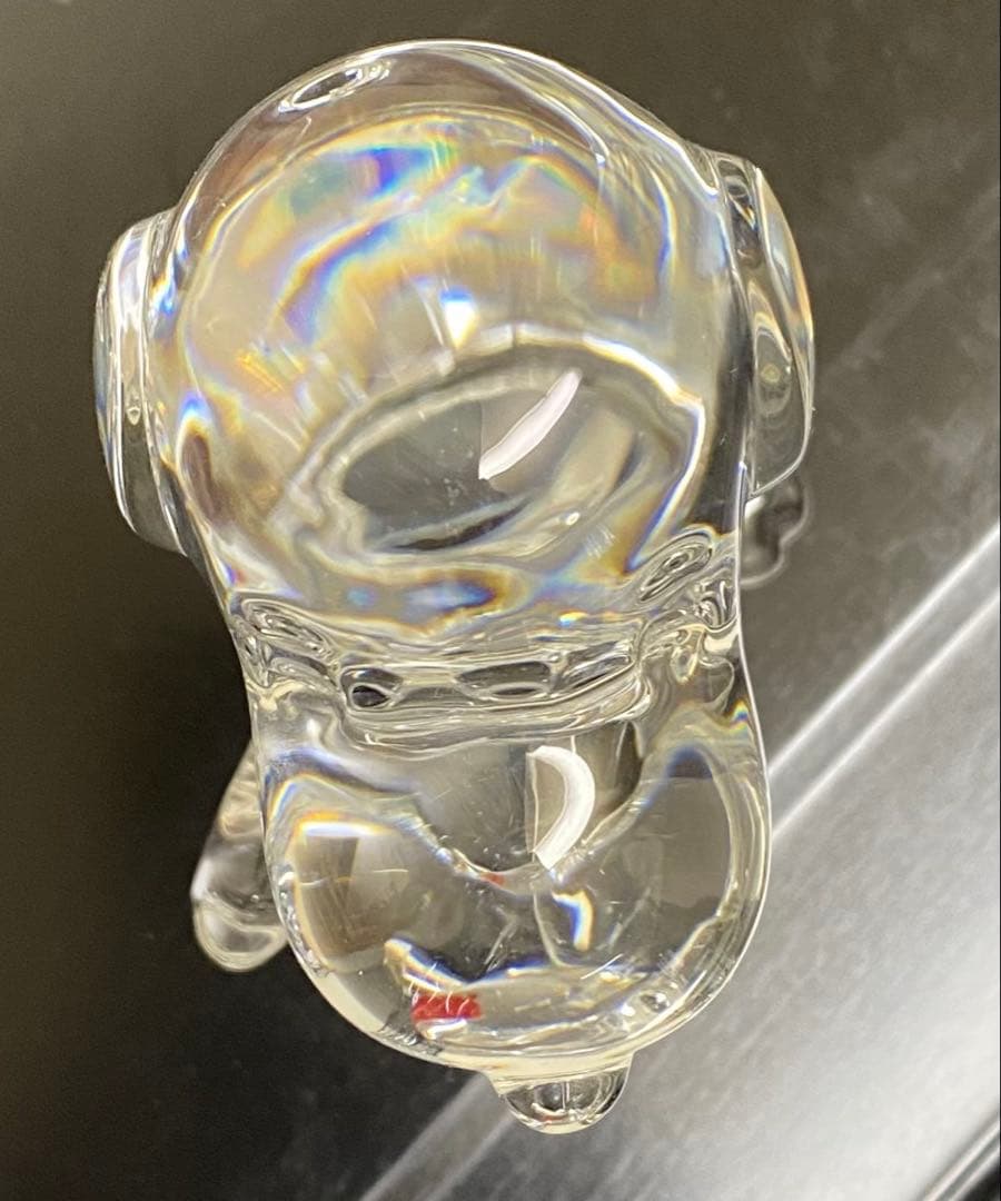 バカラBaccarat SNOOPY スヌーピー クリスタル 置物