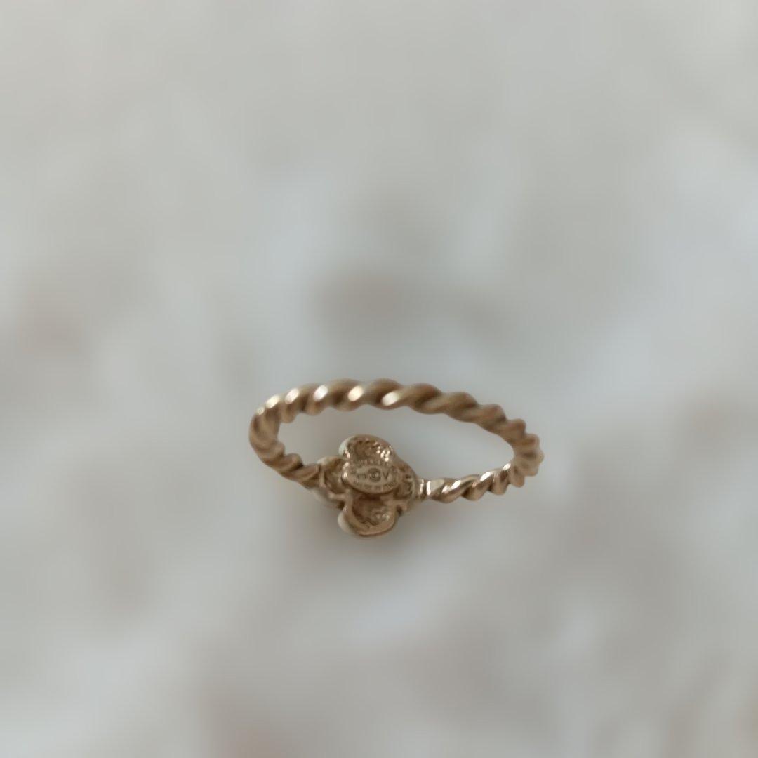 【売り尽くし価格】CHANEL フラワーモチーフ リング 11号訳あり