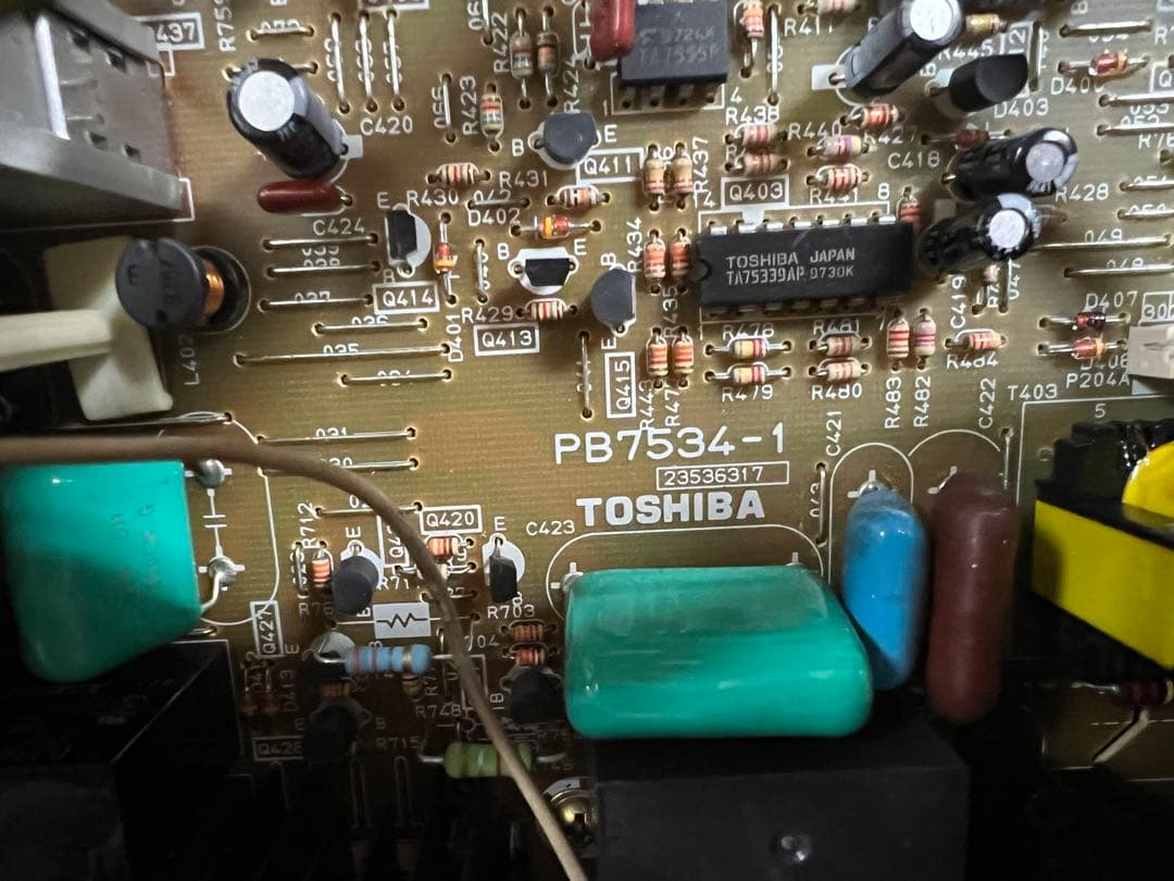 東芝 CRT基板 PB7534-1 ジャンク