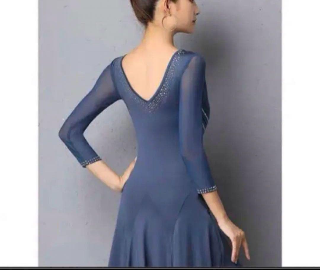 数量限定‼️Lサイズ ダークブルー ダンスドレス