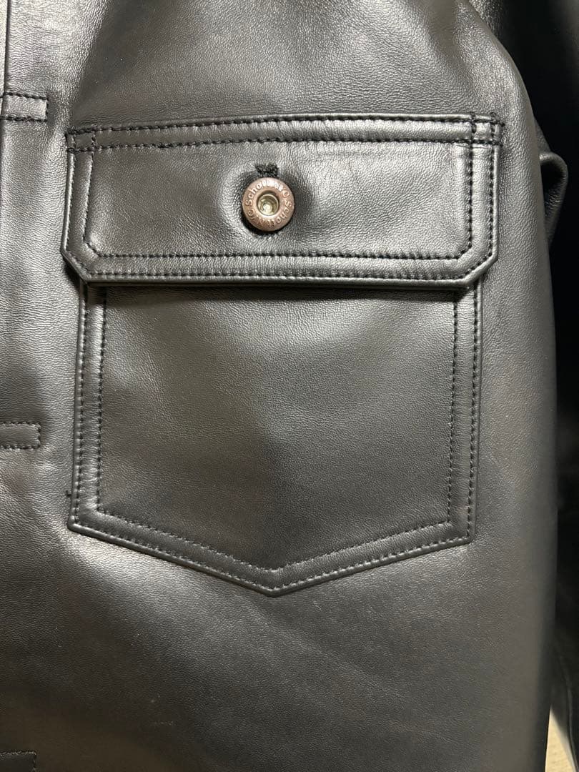 ジャケット・アウター Schott SHEEP LEATHER 1st TRACKER JACKET