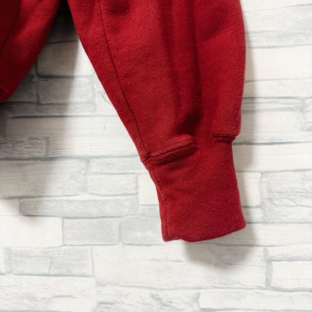 ピンクハウス フルジップ パーカー ワッペン ビッグロゴ レッド L