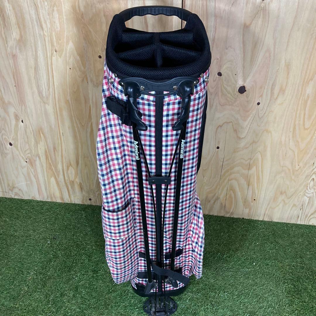 Admiral レディースキャディバッグ チェック柄