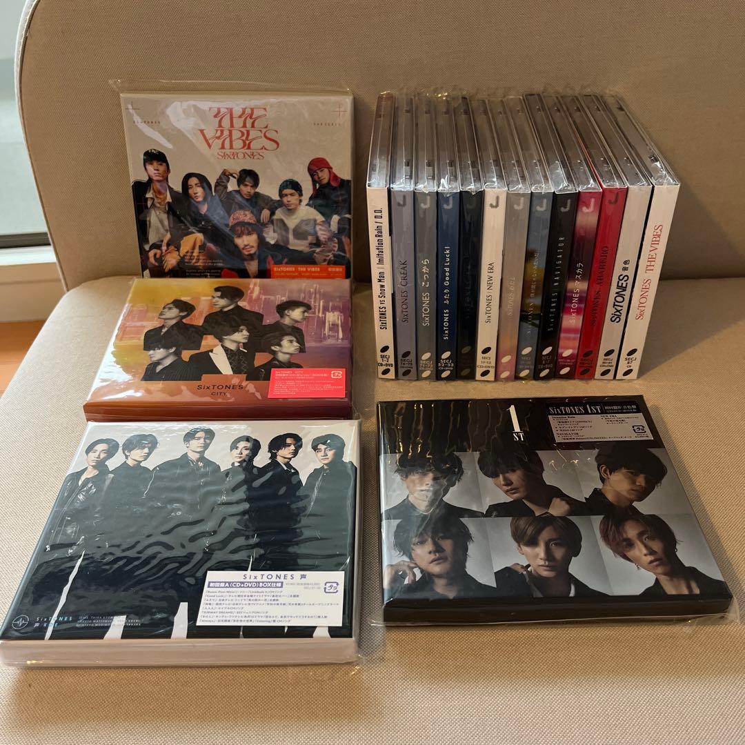 【スリーブ付き良品】SixTONES CDまとめ売り17点＋購入特典6点