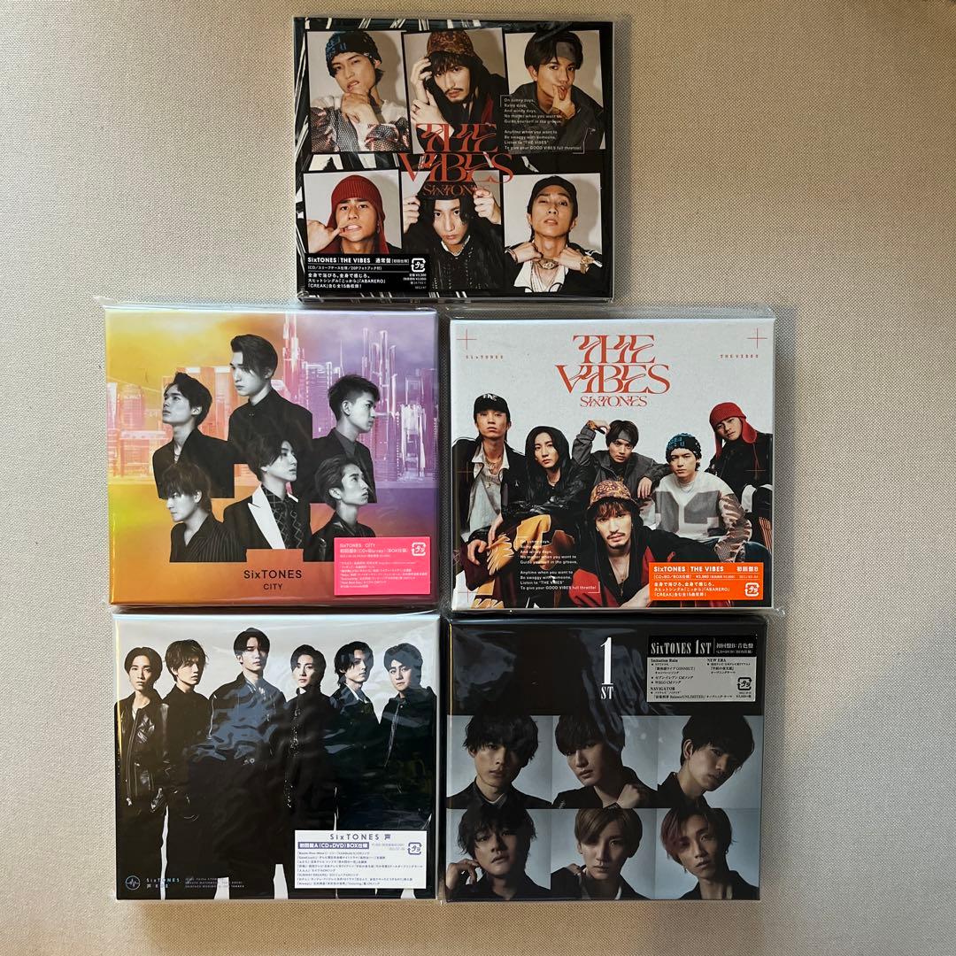【スリーブ付き良品】SixTONES CDまとめ売り17点＋購入特典6点