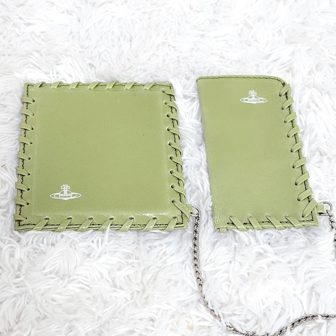 VivienneWestwood オーブ かぎ編み ミニハンドバッグ ミラー付属