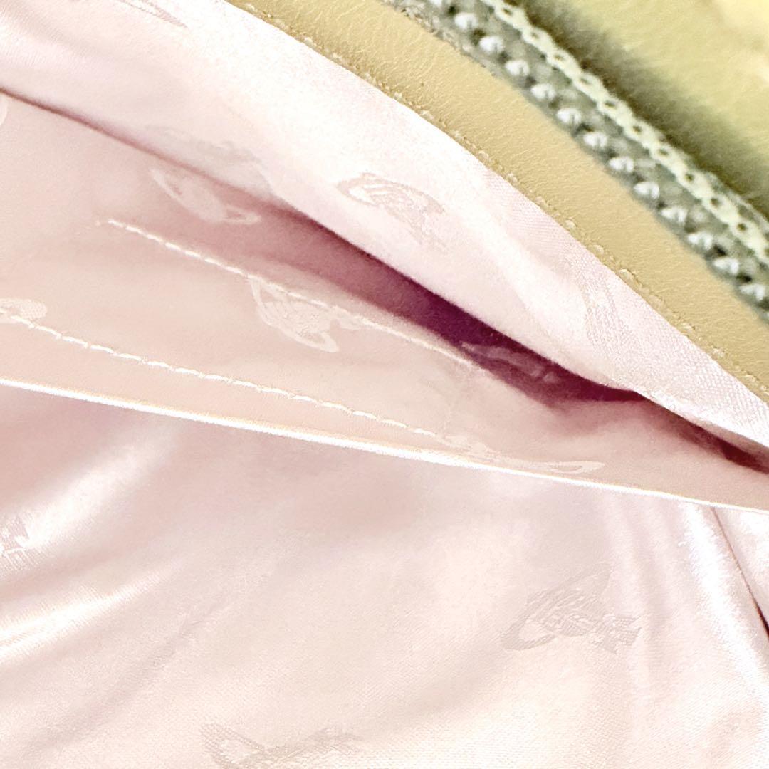 VivienneWestwood オーブ かぎ編み ミニハンドバッグ ミラー付属