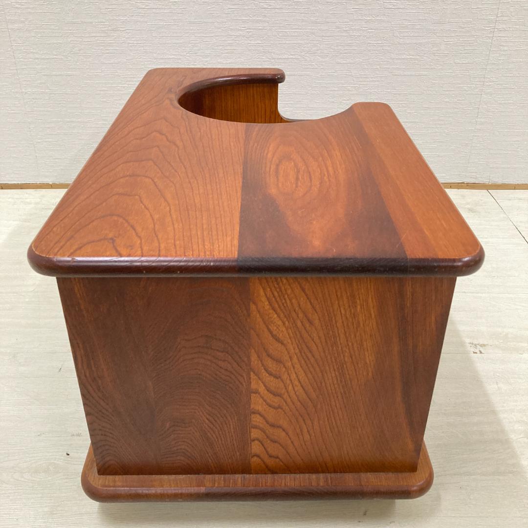 昭和レトロ 木製 お座敷ワゴン キャスター 引き出し収納 ポット台 ポットラック