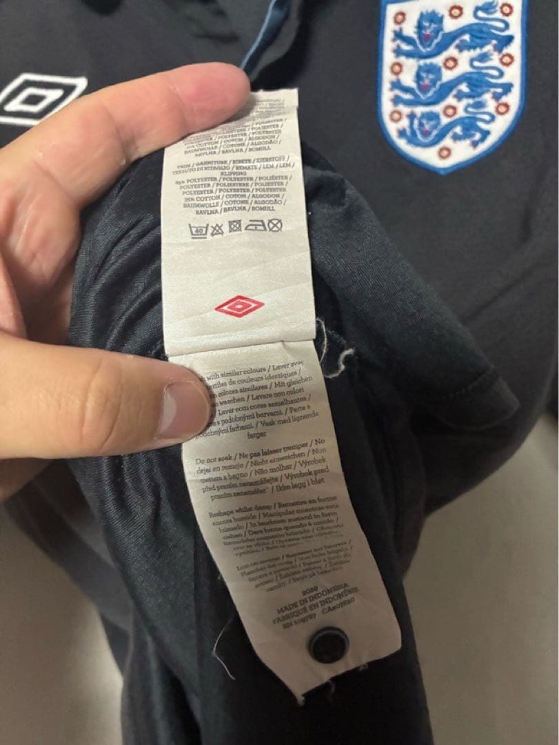 UMBRO アンブロ イングランド代表 11-12 ユニフォーム アウェイ 44