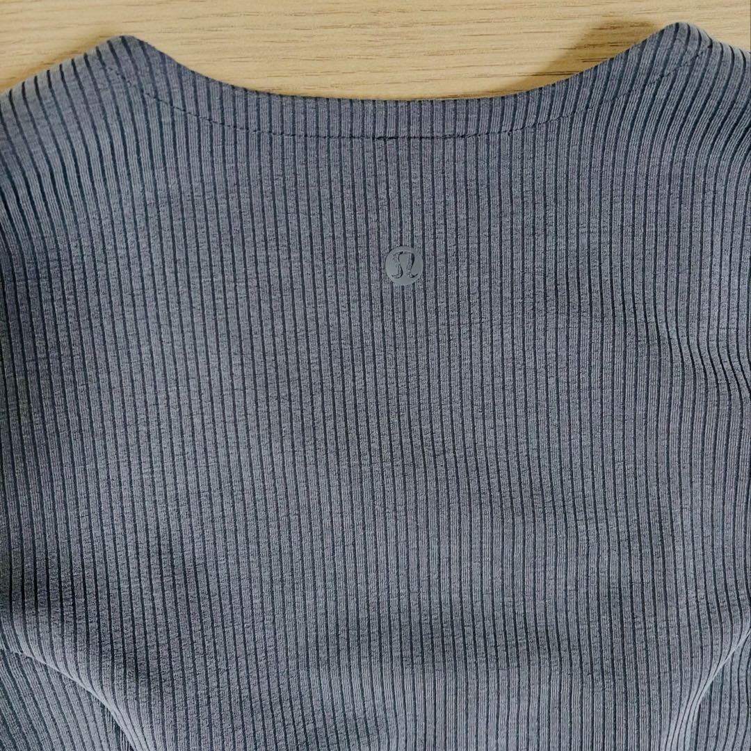 新品タグ付き☆Lululemon ルルレモン リブSoftstreame長袖