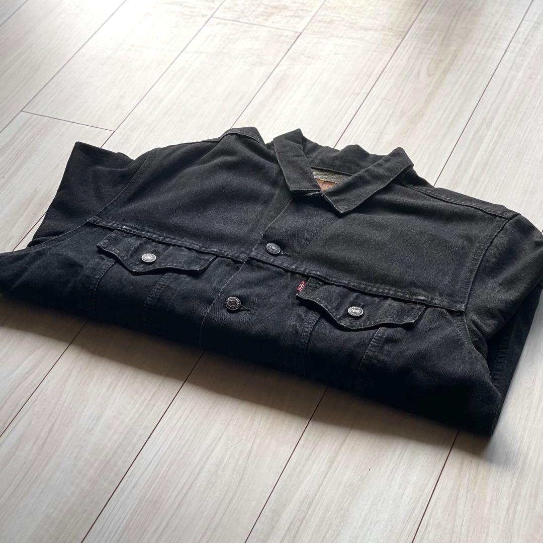 BIGサイズの48！レアなカナダ製！極上！90s Levis75505 ブラック