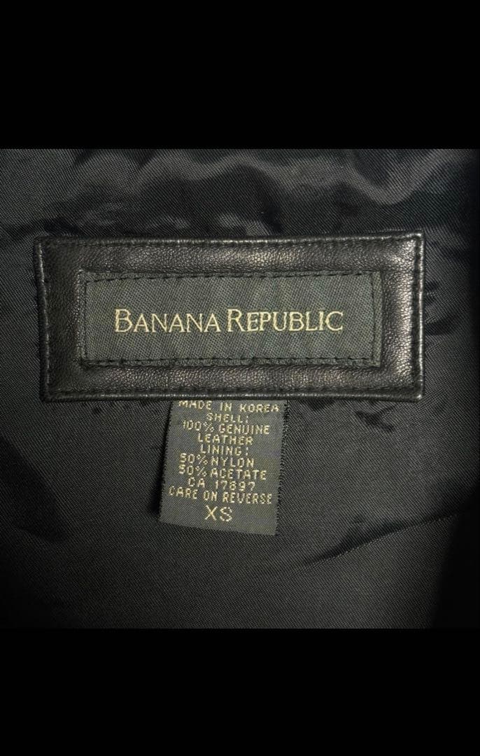 C*4様 BANANA REPUBLIC 90s 本革 シープ ラム レザージャ