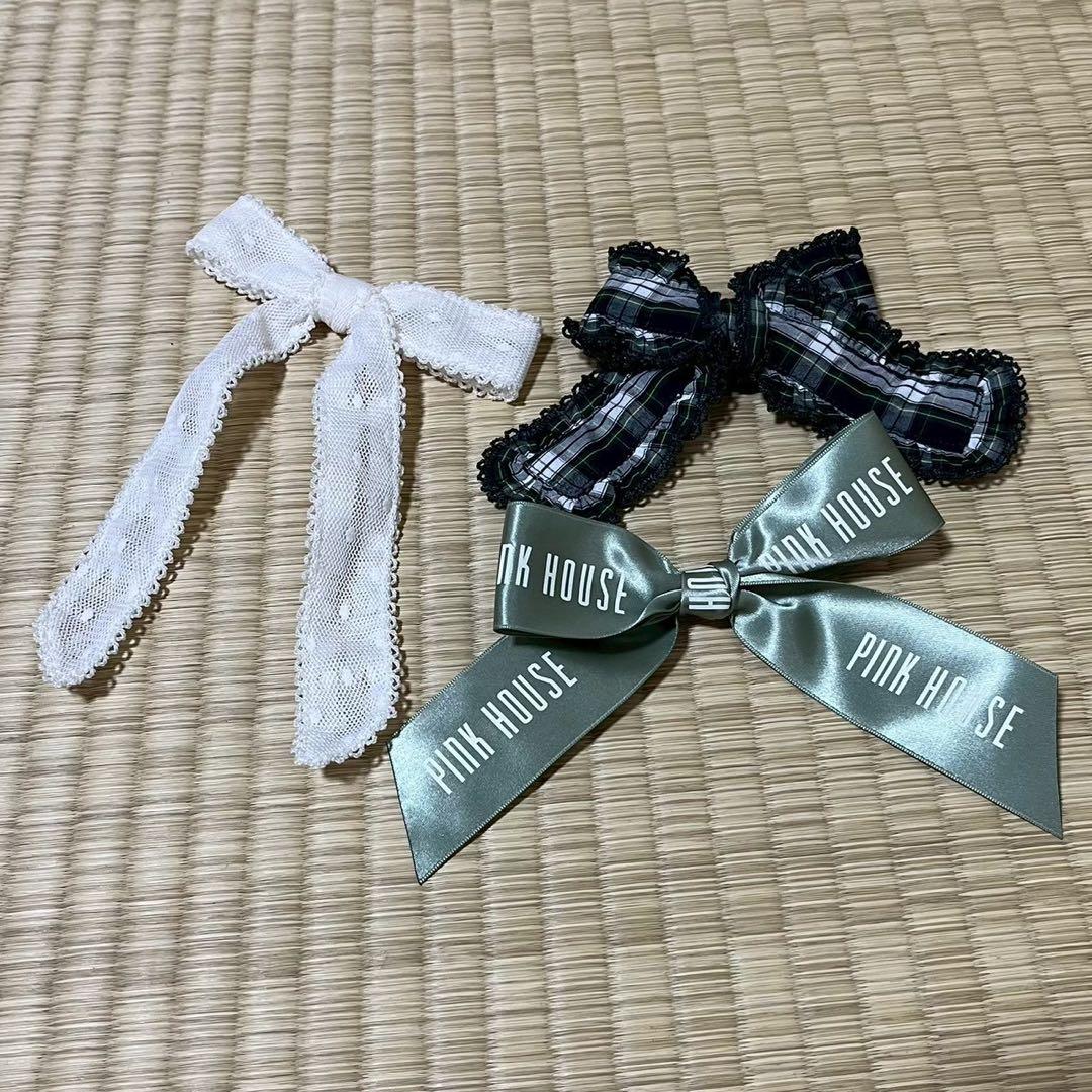 PINK HOUSE ピンクハウスx 美沙子 チェックワンピースとバッグセット