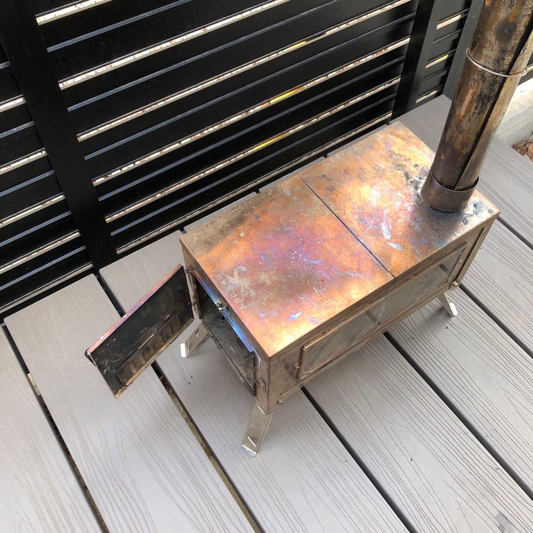 TOMOUNT超軽量薪ストーブ折りたたみ式2m煙突