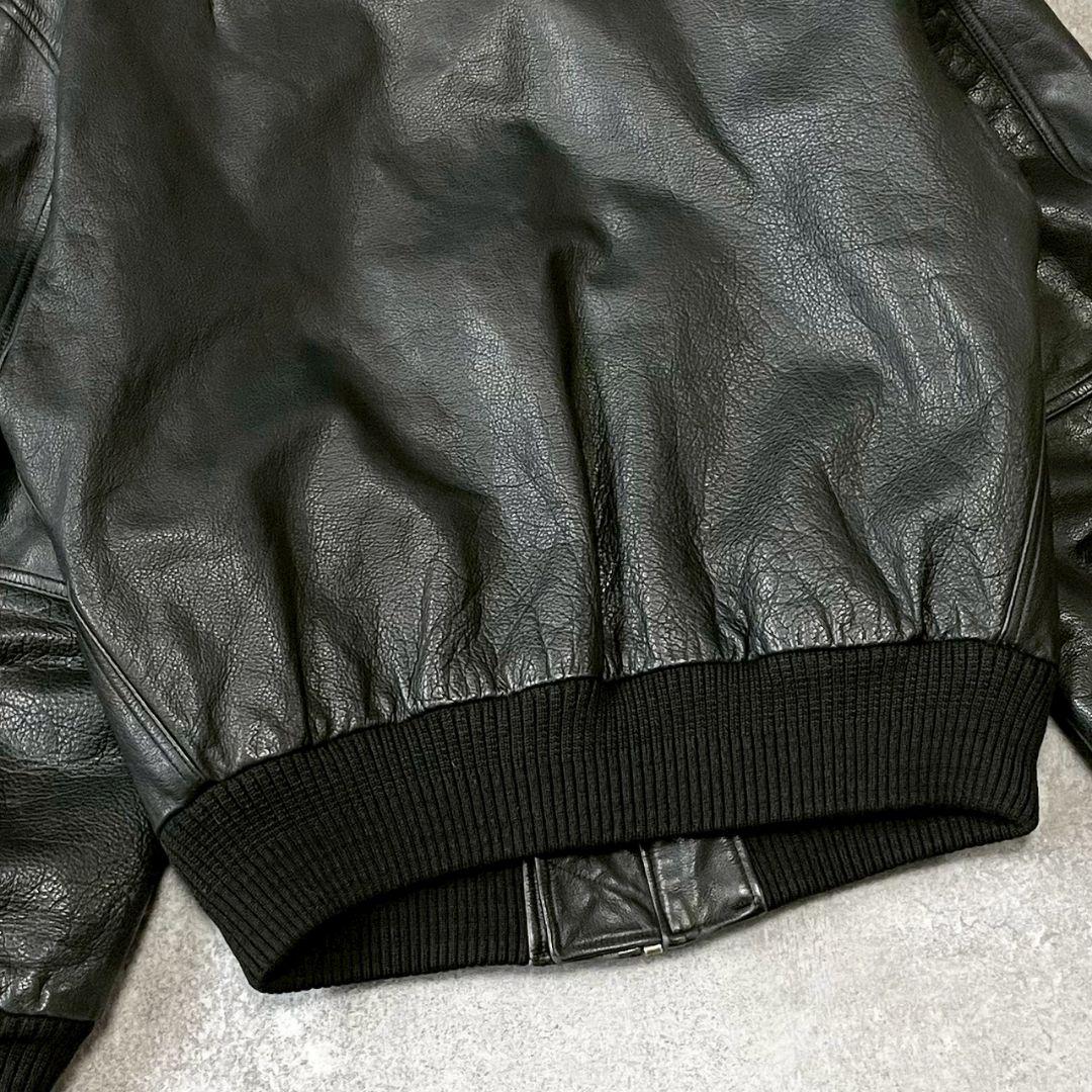 WRANGLER　EURO　レザー MA-1 フライトジャケット　本革