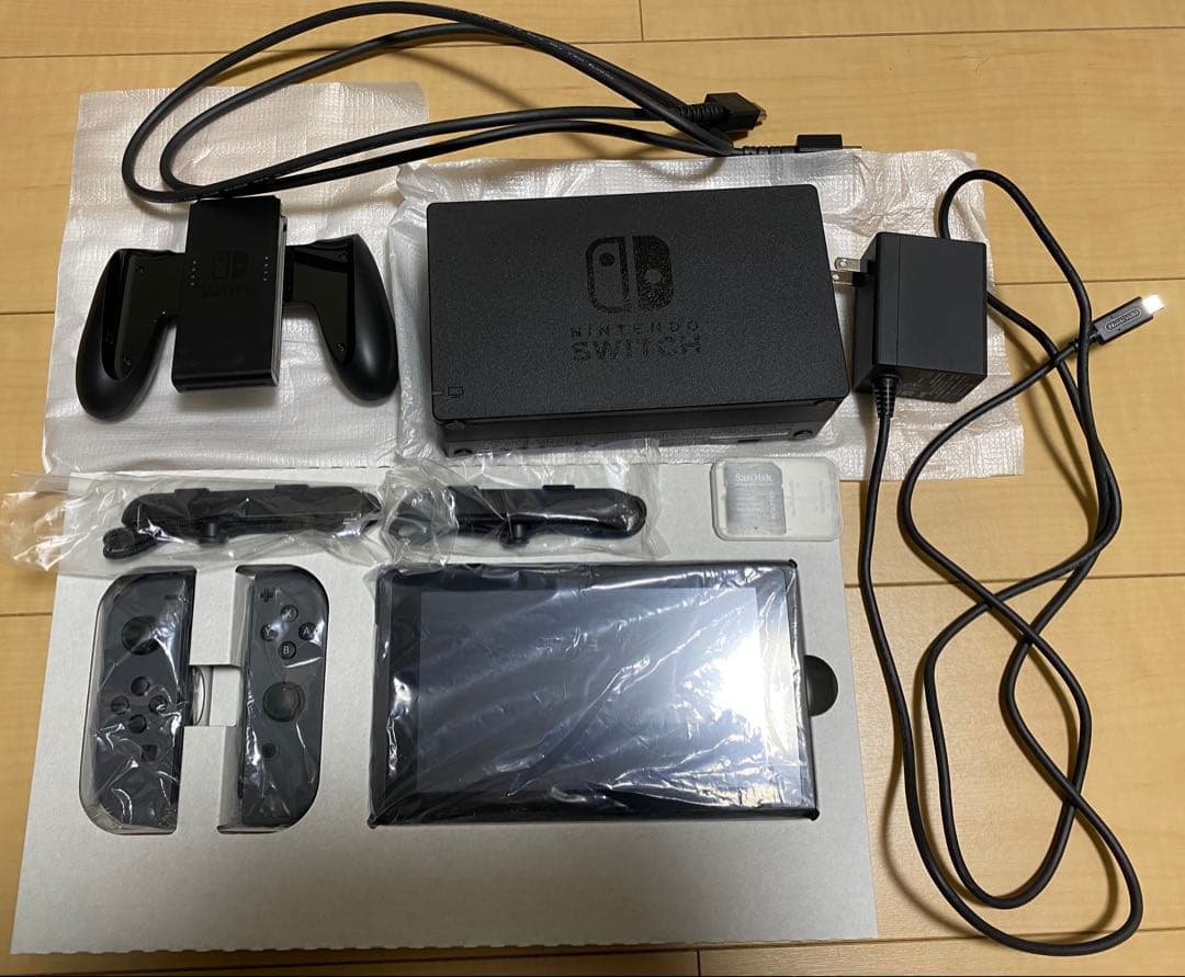 Nintendo Switch(グレー)+SDカード1枚