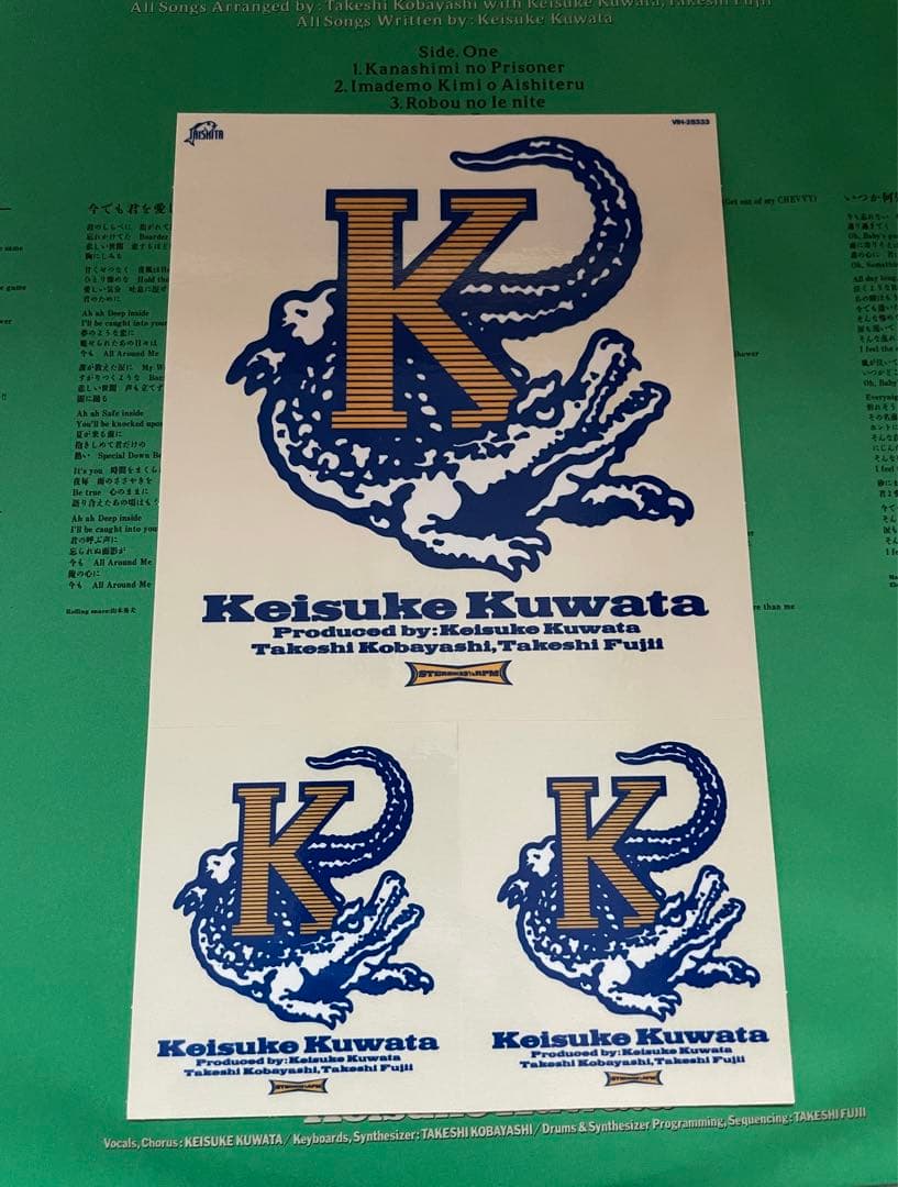 桑田佳祐 Keisuke Kuwata LP盤 アナログ盤 ステッカー付き