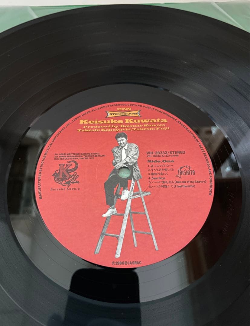 桑田佳祐 Keisuke Kuwata LP盤 アナログ盤 ステッカー付き